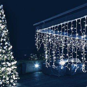 Новогодняя гирлянда занавес 200-001 1,5*1м IP20 белый Elektrostandard