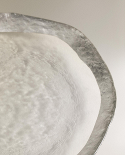 Zara Home тарелка пирожковая из стекла, цвет золотой, 15 см