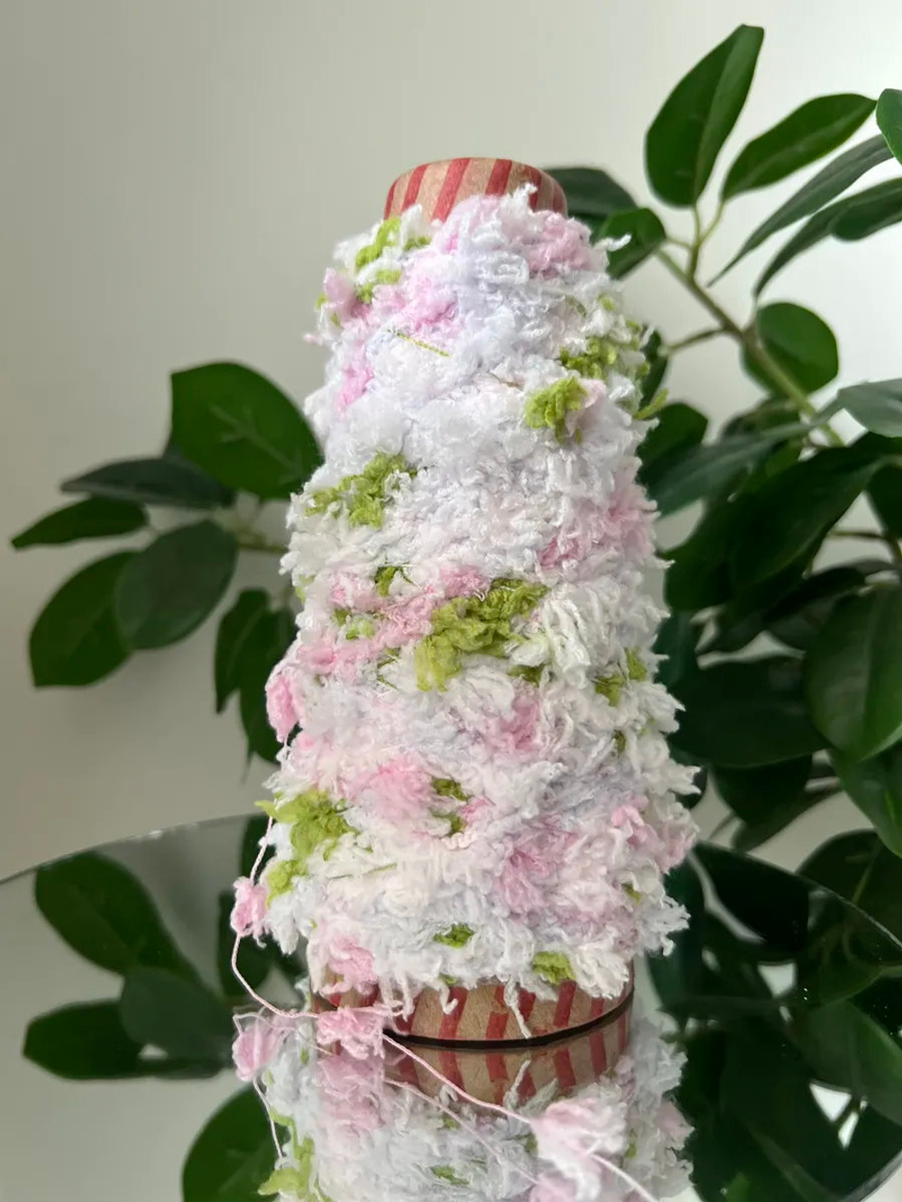 Пряжа Единорог UNICORN мультиколор с шишибриками 50 g