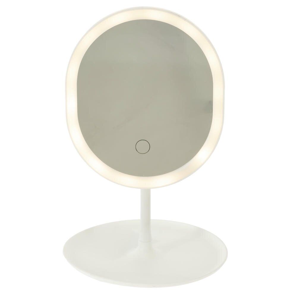 GAEM Зеркало настольное (подсветка USB 0,25м) , L18 W18 H28 см