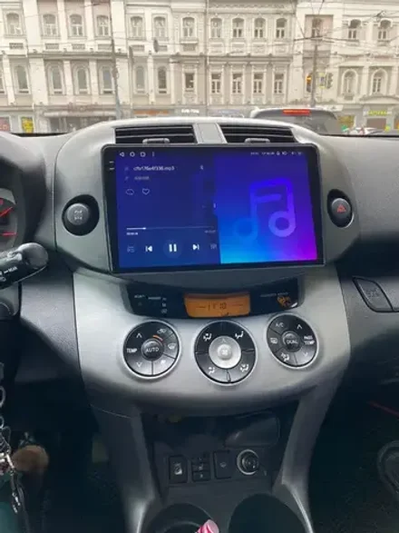 Магнитола для Toyota RAV4 30 2005-2012, Vanguard (рамка под 10") - Parafar PF018RN2K на Android 13, QLED+2K, ТОП процессор, 4Гб+32Гб, CarPlay, 4G SIM-слот