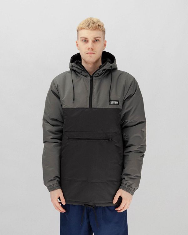 Анорак Warm Spray Long Combo Grеy - фото 1