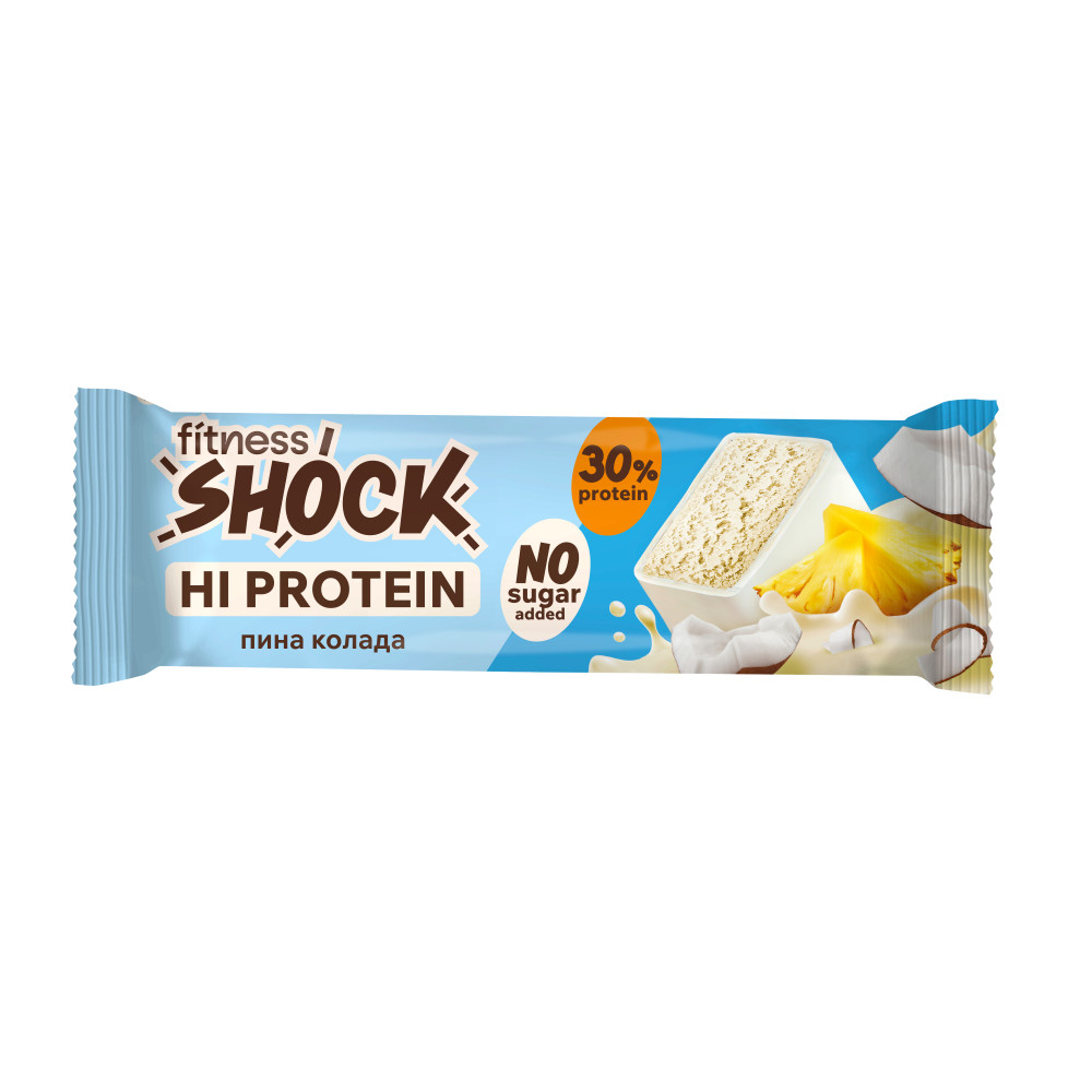 Протеиновый батончик HI PROTEIN FitnesShock 40 гр. Пинаколада