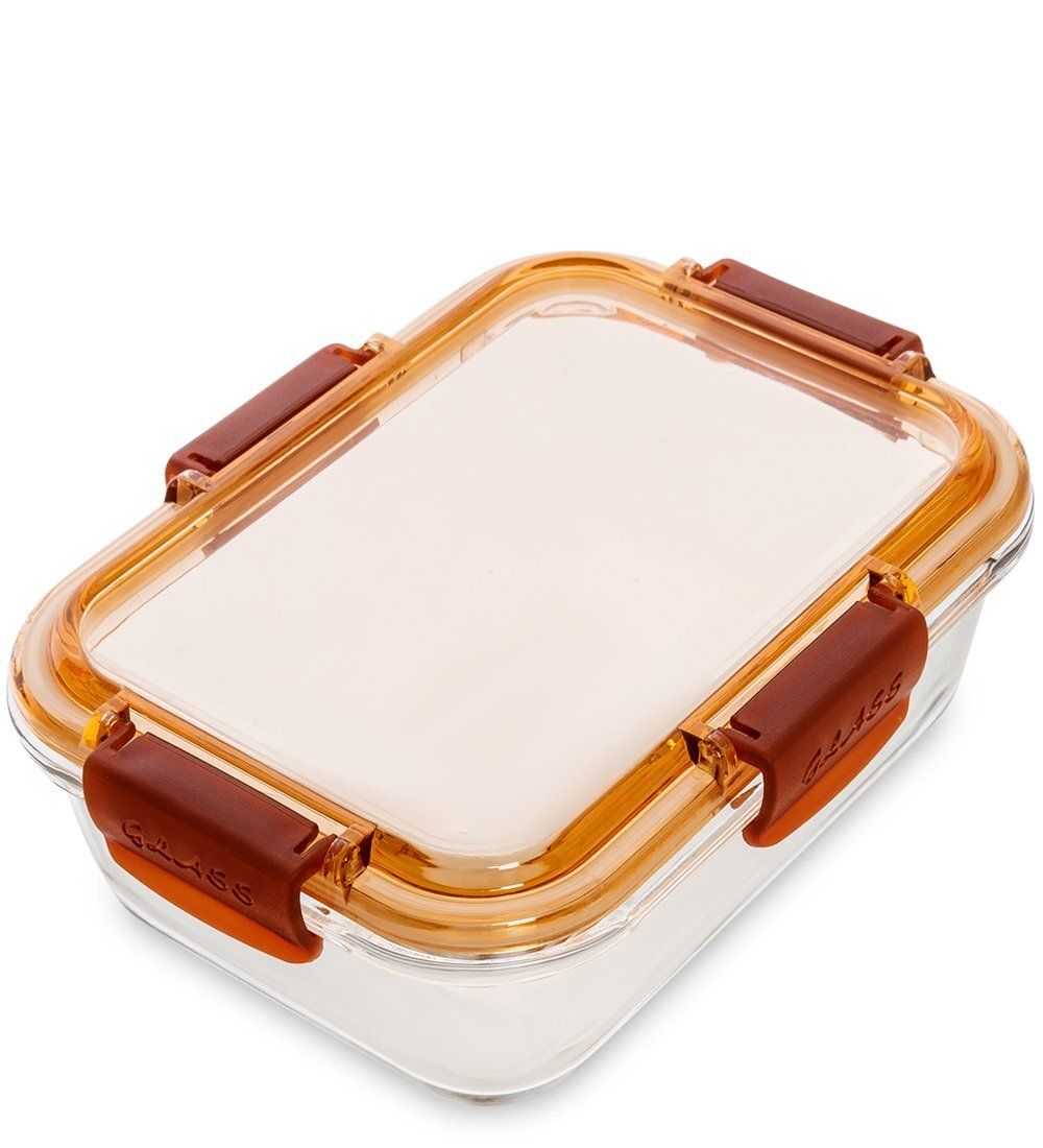 GAEM Home HM-01/25-B Контейнер прямоугольный стеклянный 1020 мл