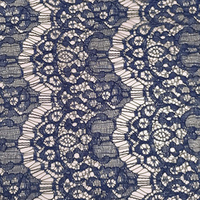 Кружевное полотно, 120 гр/м2, 148 см, т.синий
