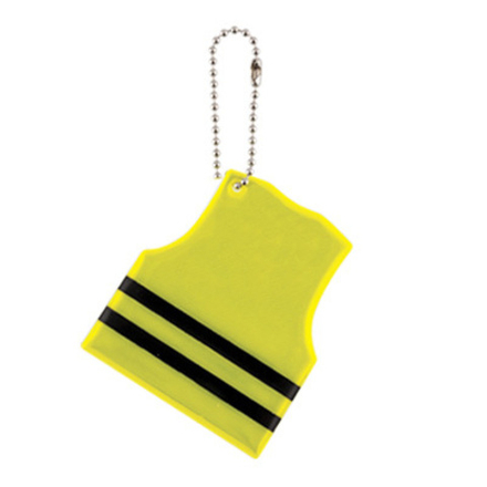 Брелок светоотражающий   "Gamma" FLK-01,100% ПВХ  6*7см