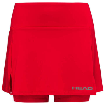 Теннисная юбка Head Club Basic Skort - красный