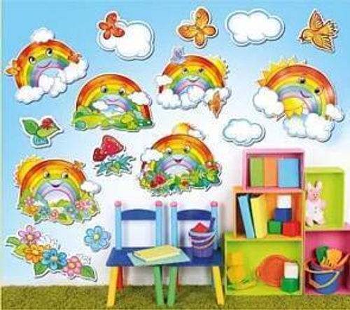 Вырубка " Комплект украшений Радуга" 46071