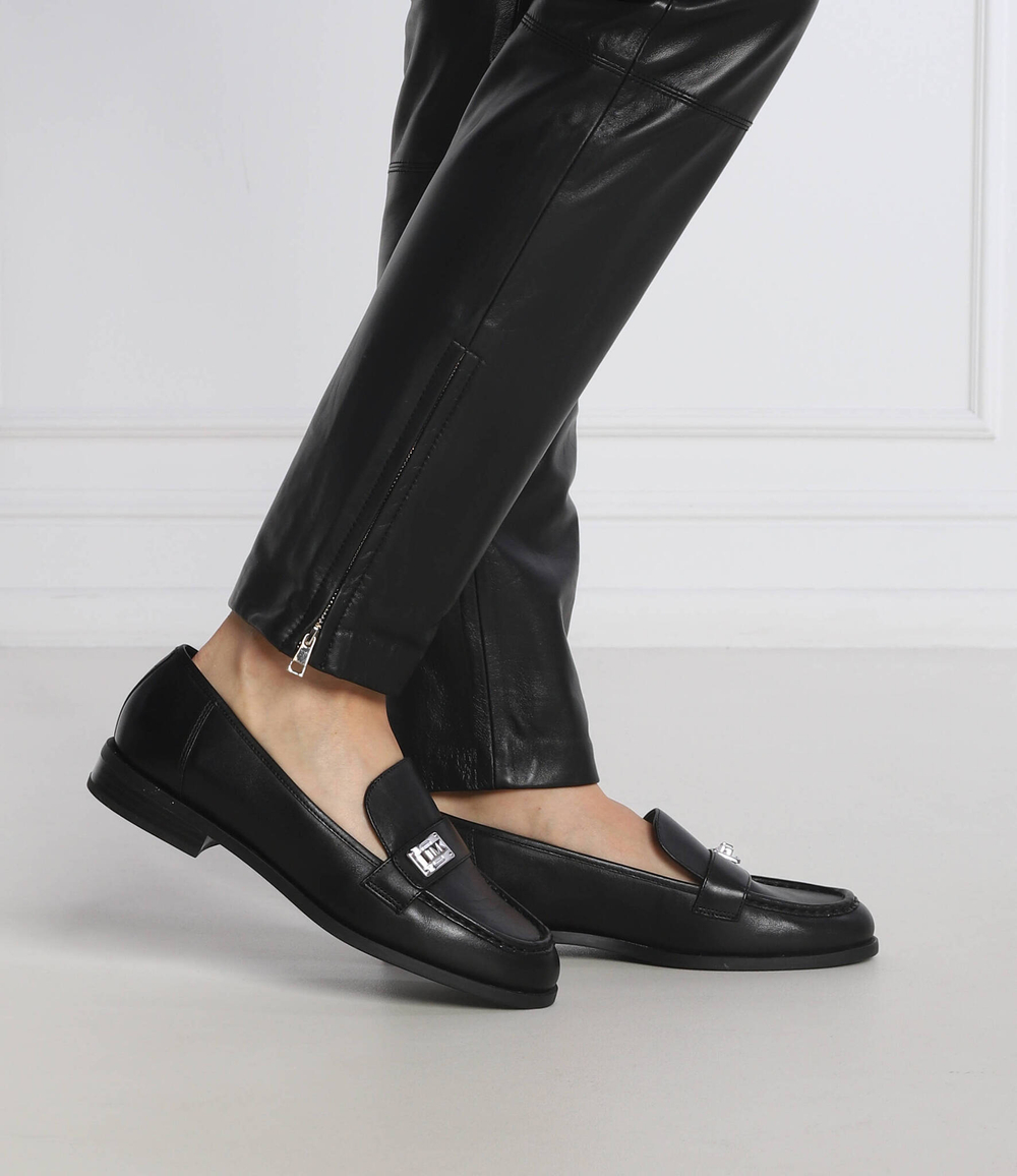 Кожаные мокасины padma Michael Kors - черный(40T2PDFP1L)