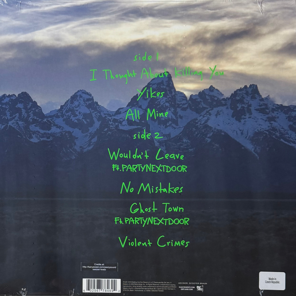 Виниловая пластинка Kanye West ‎– Ye LP