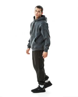 Штаны THE BAD FRIENDS Basic fit WRM черный Ш6 нейлон рипстоп + flecee