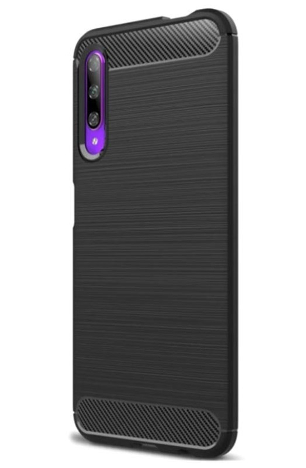 Купить чехол на Huawei Honor 9X (9X Pro) черного цвета, в стиле Carbon от  бренда caseport. Высокое качество, низкие цены, быстрая доставка!