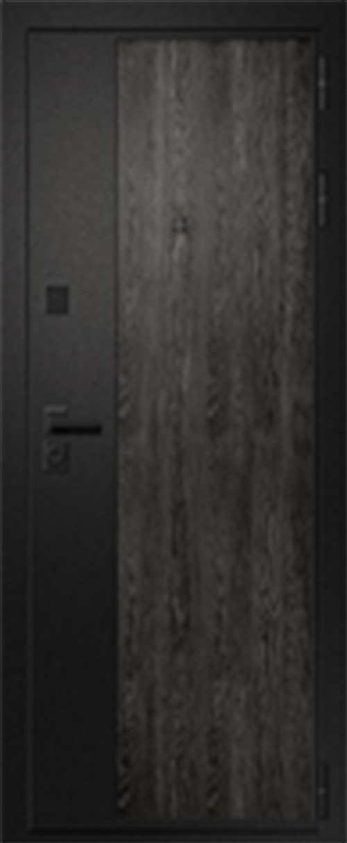 Стальная дверь ОРИОН Черный шелк