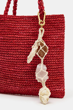 ZARA ПЛЕТЕНЫЙ БРЕЛОК, РАЗНОЦВЕТНЫЙ