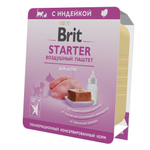 Воздушный паштет Brit Starter для котят, с индейкой, 100 г