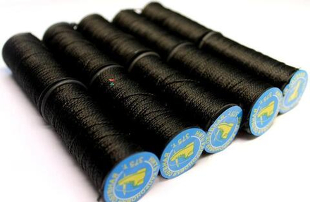 Нить капроновая обувная 375 Т. черная (10шт)