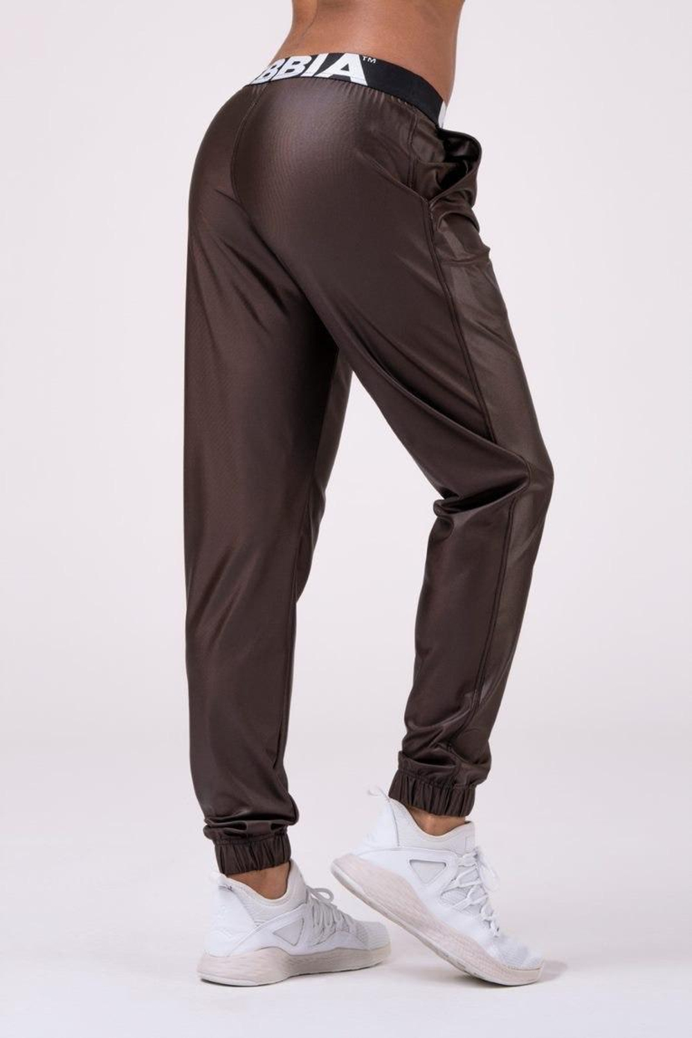 Женские брюки Nebbia Sports Drop Crotch pants 529 brown