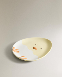 Zara Home тарелка из фарфора, цвет разноцветный, 20 см