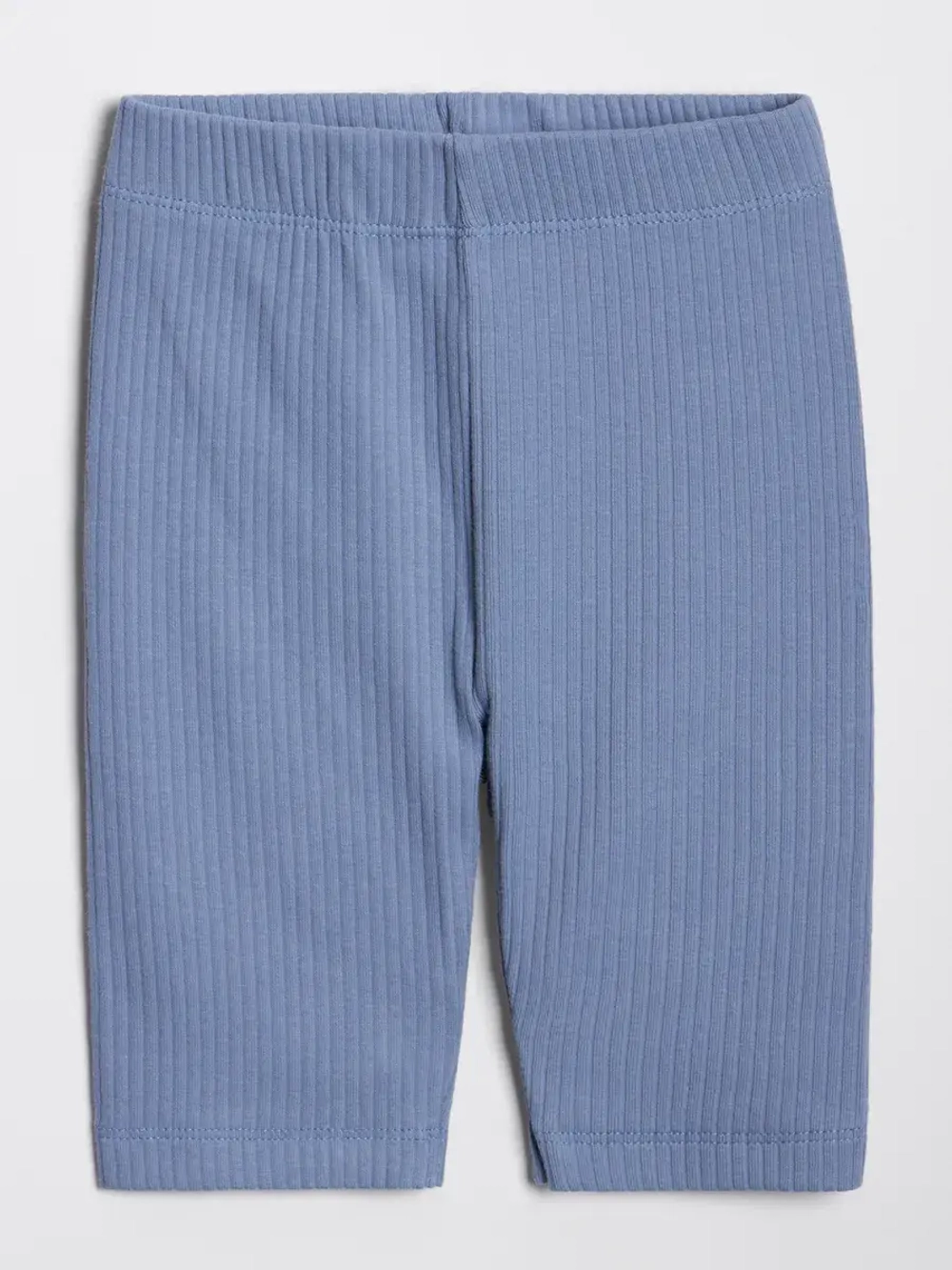 Голубой костюм для девочки на лето в полоску