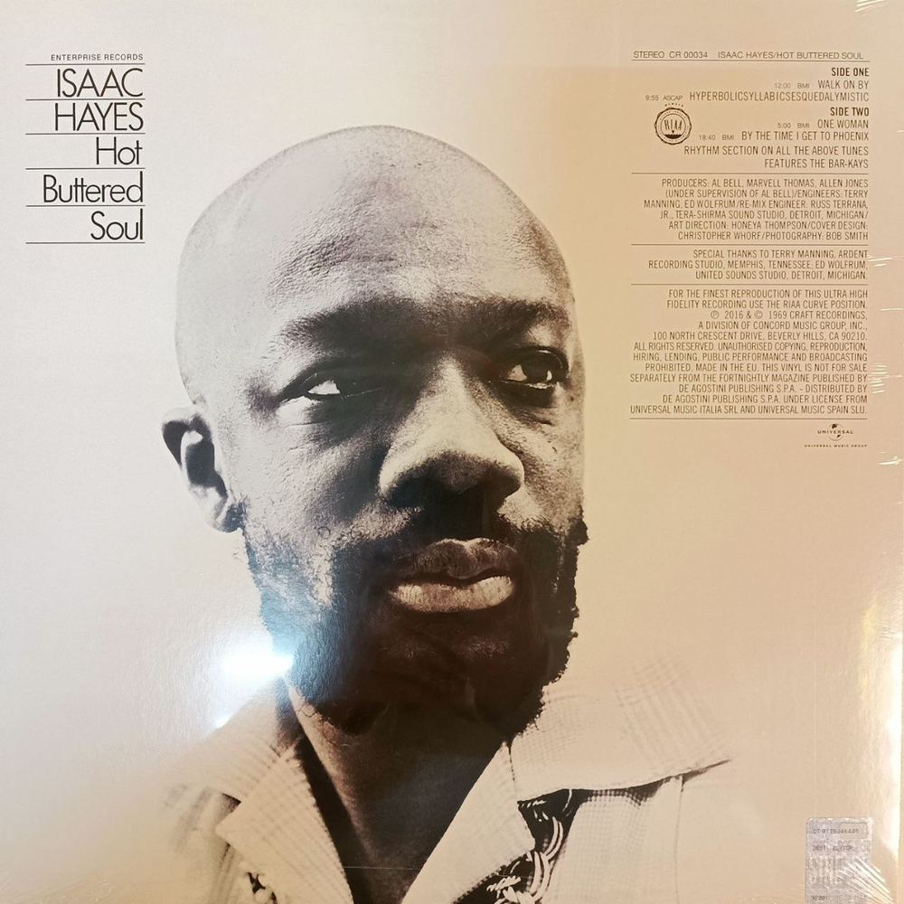 Isaac Hayes ‎– Hot Buttered Soul (Италия 2022г.) Т
