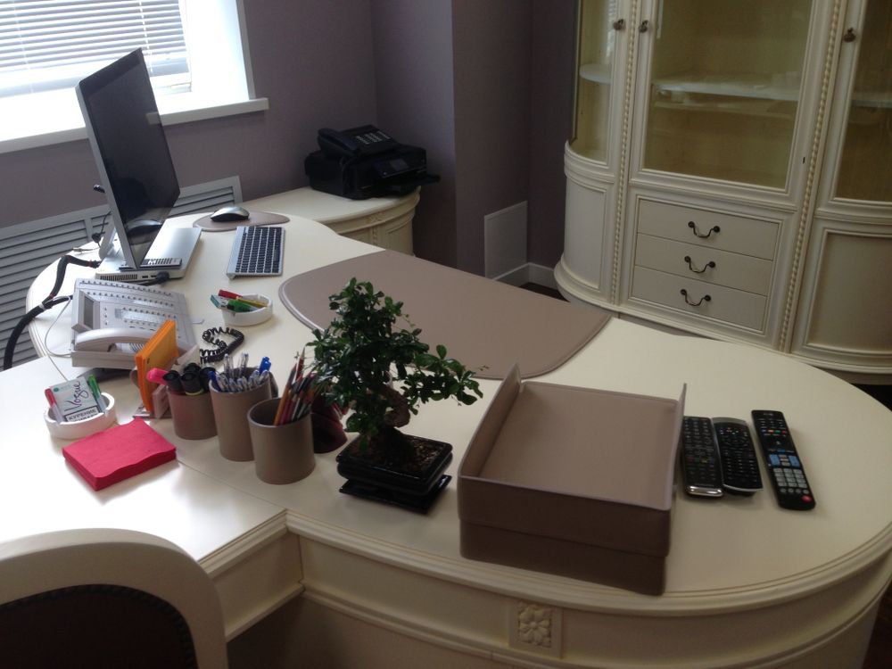 подложка для стола из кожи