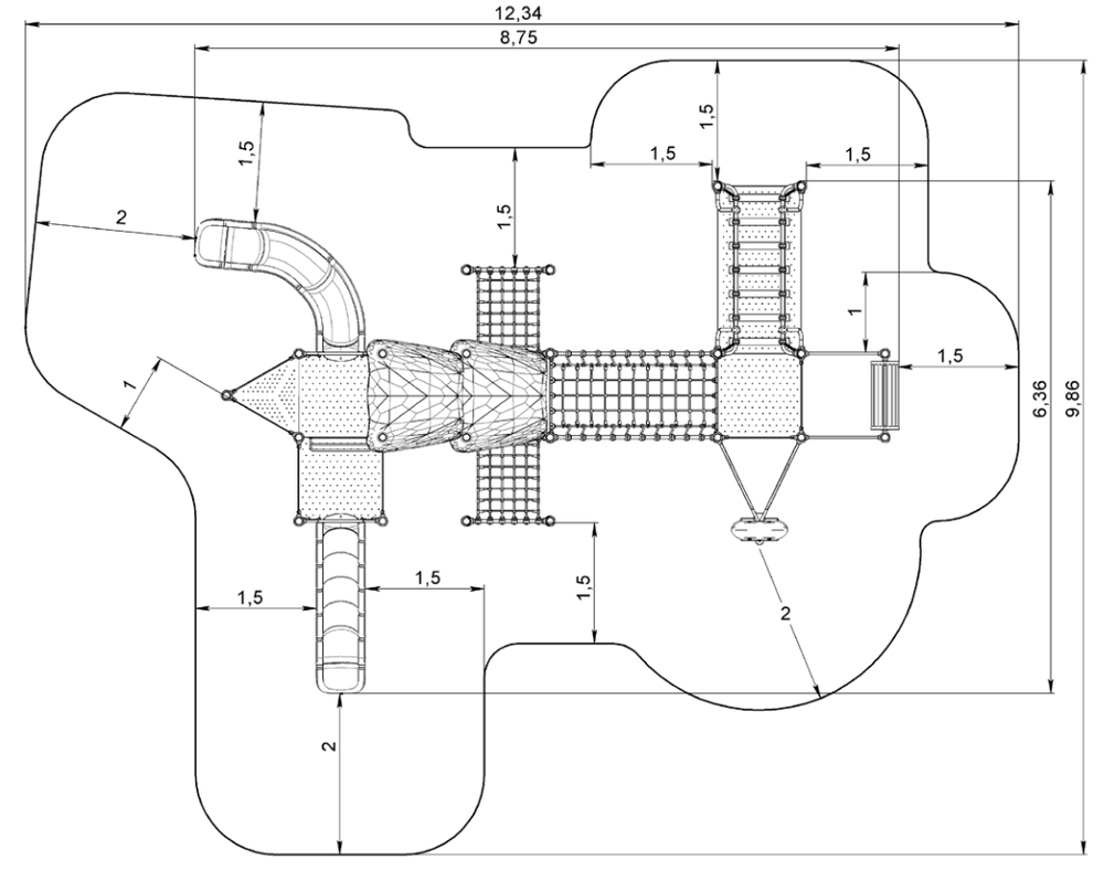 Детский городок Дункан ДГ032.00