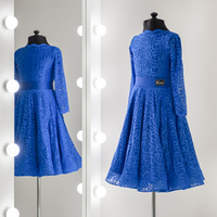 Gloria 3-01-04-A | Платье для спортивных бальных танцев | Vasileva Dance