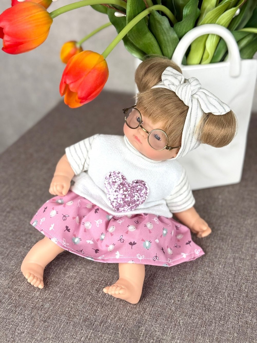 Кукла Marina and Pau 26cм Suenecitos мягконабивная (M125)