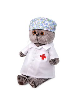 Мягкая игрушка Басик -доктор 19 см