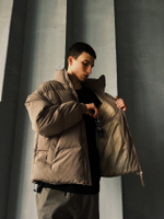 Куртка STUFF "Puffer" Коричневый