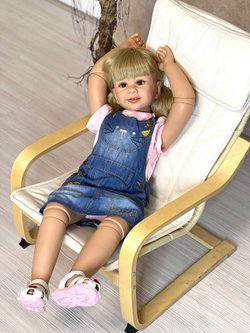 Кукла Реборн ростовая 85см в пакете (FA-257)