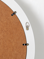 Картина на стену для интерьера на холсте в круглой раме "Винтажный букет" 47 см