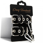 Оковы однослойные, прямоугольной формы, чёрного цвета