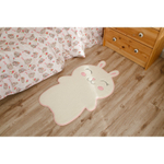 3649039 Ковер детский "Зайка", 39х75 см, велюр, поролон