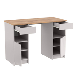 89.14 Прайм стол письменный кашемир / дуб золотой