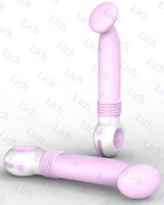 Розово-белый вибратор O-zone с яйцевидной головкой