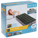 Матрас надувной Intex, 191х76х25 см, 64760, нас встроен, ножн, 136 кг