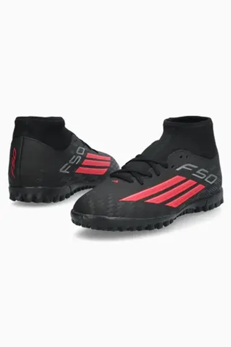 Сороконожки adidas F50 Club Mid TF Junior - черный