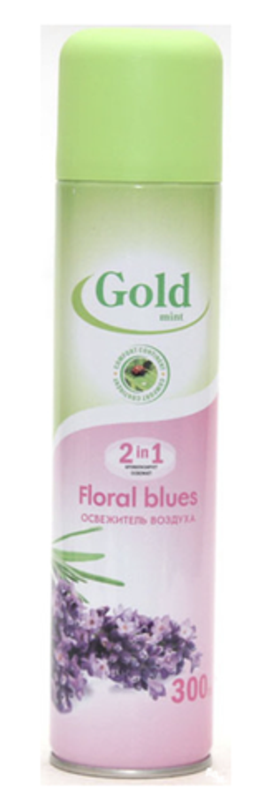 Освежитель воздуха Gold Mint Floral blues (Цветочный блюз) 300 мл