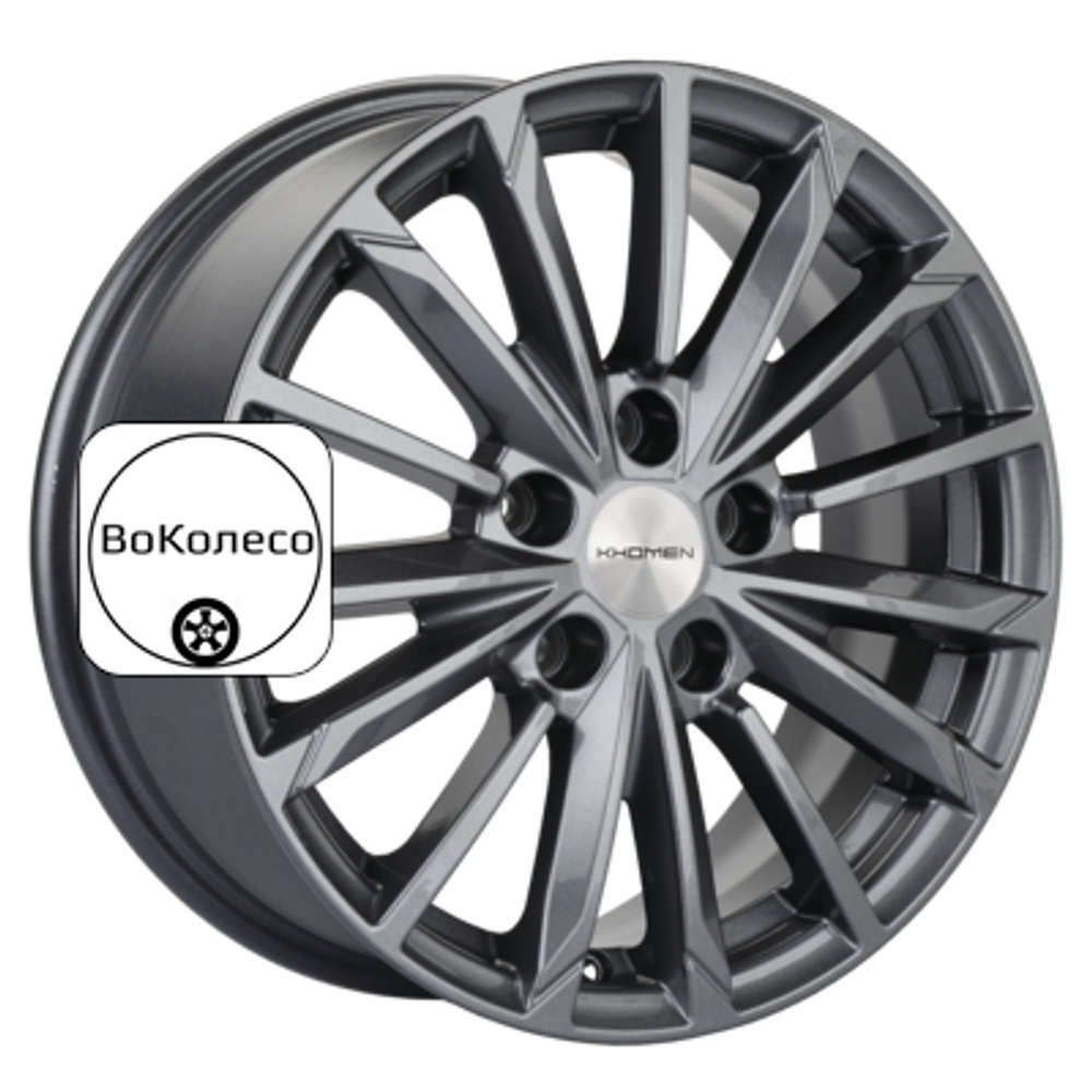 6,5x16/5x112 ET46 D57,1 KHW1611 (Octavia A7) Gray Khomen Wheels