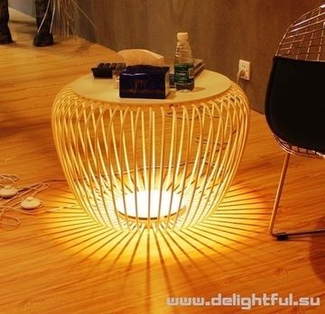 столик Meridiano Outdoor Lamp ( белый )