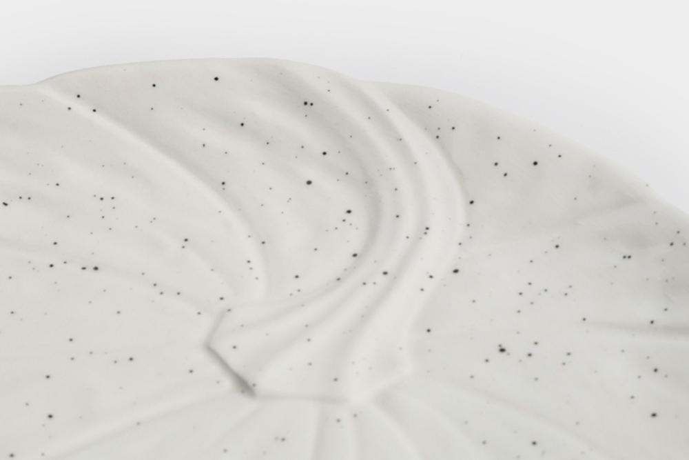 Блюдо 22см Anna Lafarg Light pumpkin Тыква белая в крапинку