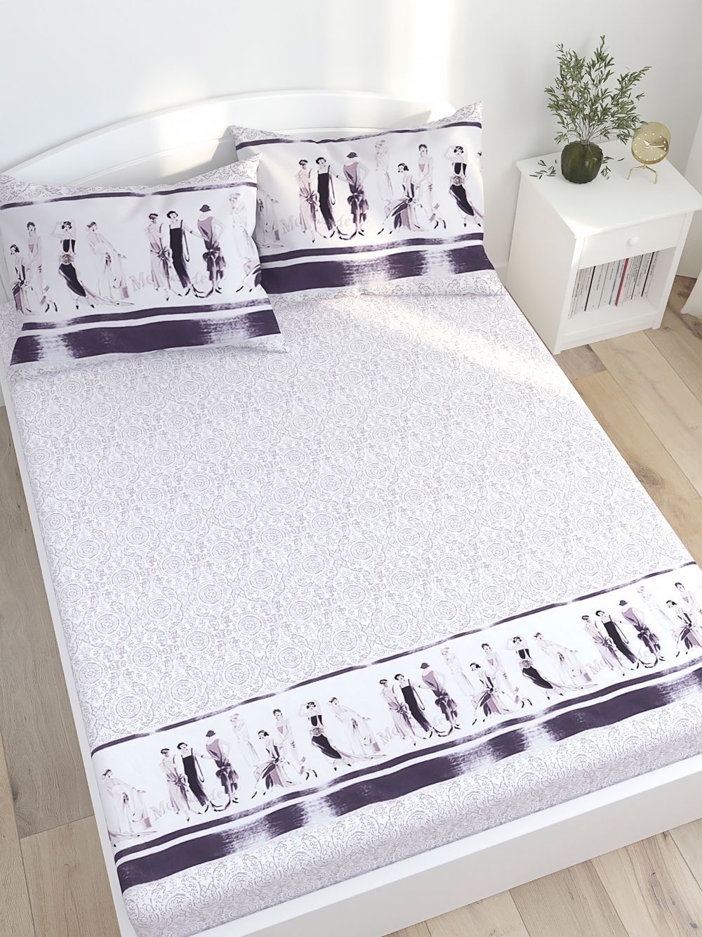 Простынь Сказка "Подиум" 240х215 см, перкаль