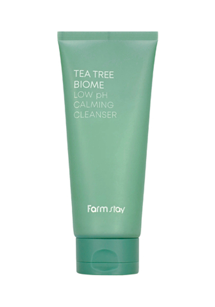 FarmStay Tea Tree Biome Low pH Calming Cleanser Успокаивающая очищающая пенка c нейтральным pH для чувствительной кожи