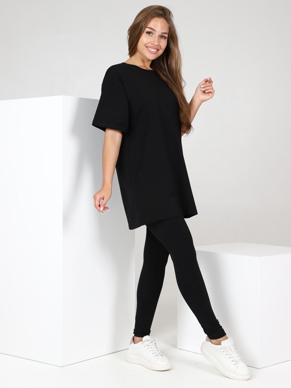 Лието - леггинсы черный Iv-capriz (Акция)