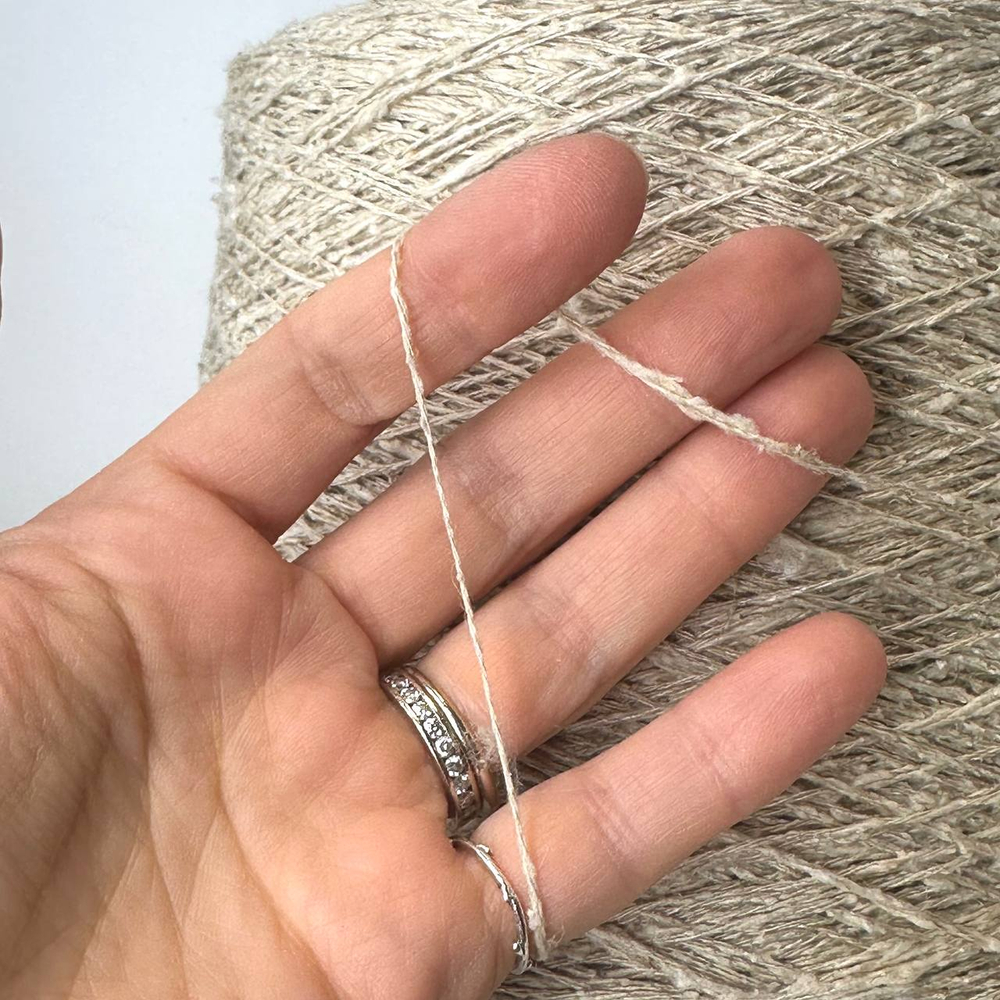 SHANTUNG - Luxury Selection by Ri.Go; 100% натуральный шёлк; 330м/100гр, (3/10); col.3322, цвет: натуральный, не окрашенный бежевый; S501