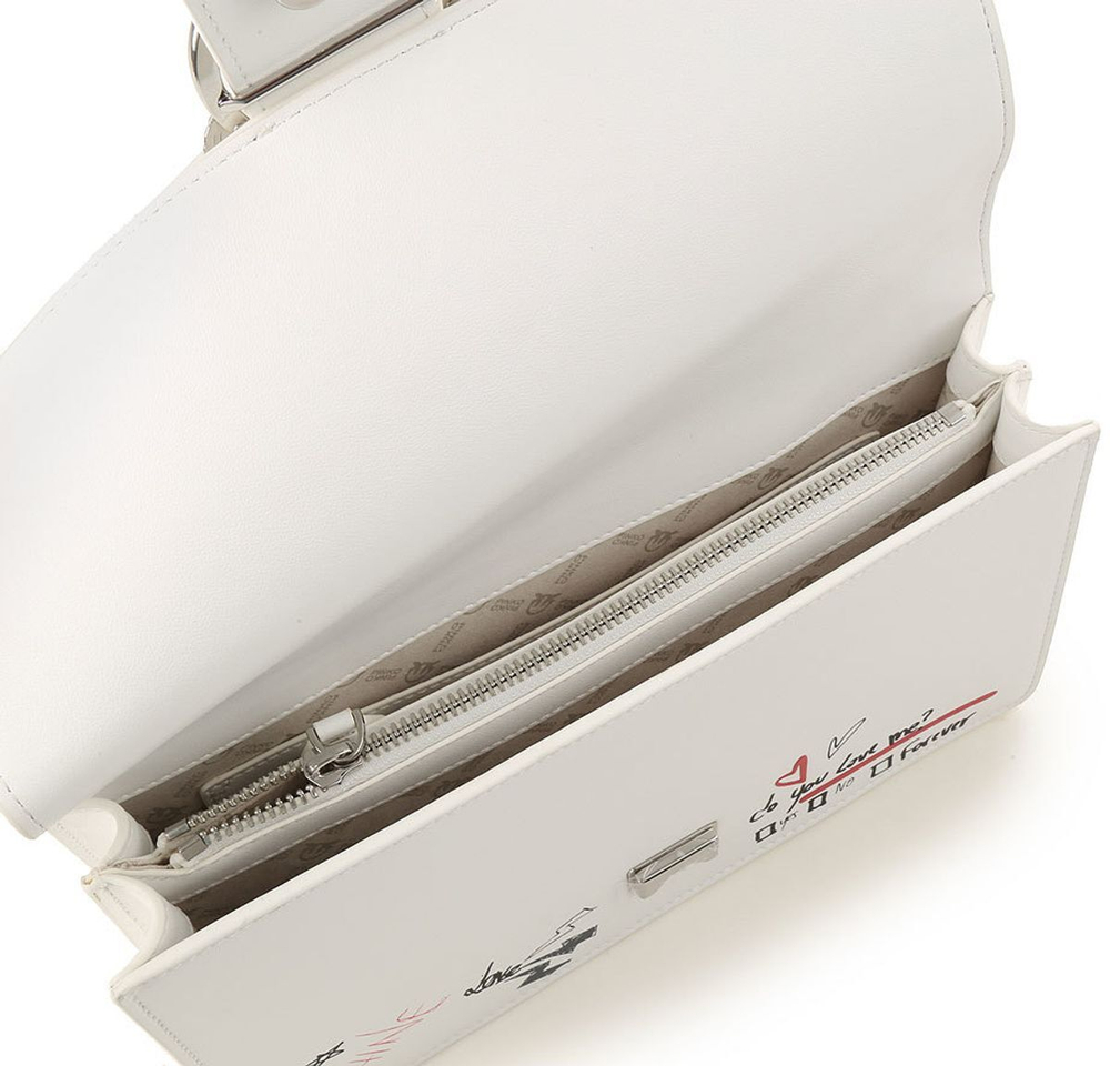 CLASSIC LOVE BAG GRAFFITI - white