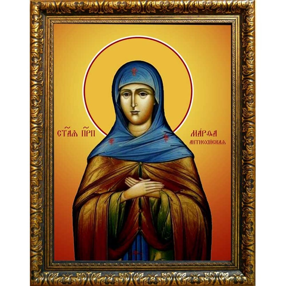 Марфа Антиохийская (Едесская) преподобная. Икона на холсте.