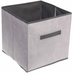 Короб - органайзер складной для хранения вещей «ЭФОЛТ», цвет пыльно - серый, 31*31*31см✦