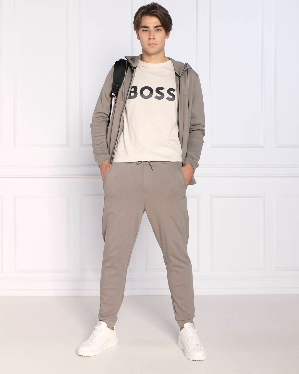 Футболка Tee 1 BOSS GREEN - бежевый(50477616)